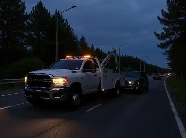 Gulf Coast Towing wheel-lift tow truck